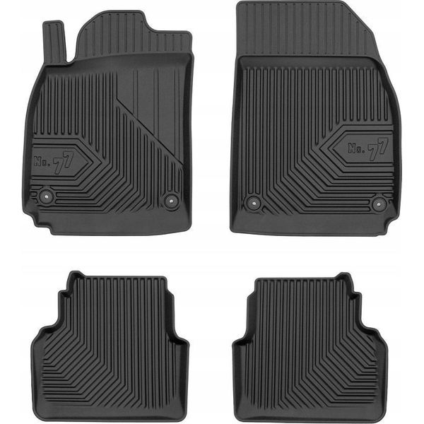 Tappetini In Gomma Saab 9-3 2 2002-2011 Compresse 77-image