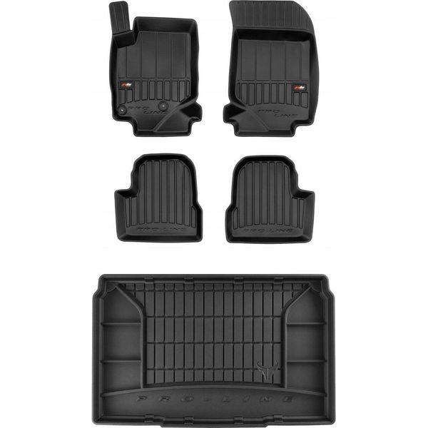 Set Tappetini In Gomma 3D Peugeot 208 2 Hb Dal 2019--image