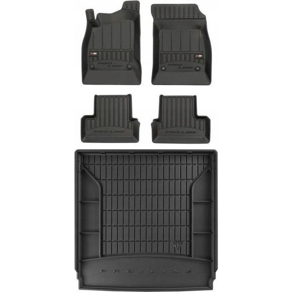 Set Tappetini In Gomma 3D Opel Astra 4 J Estate 2009-2015-image