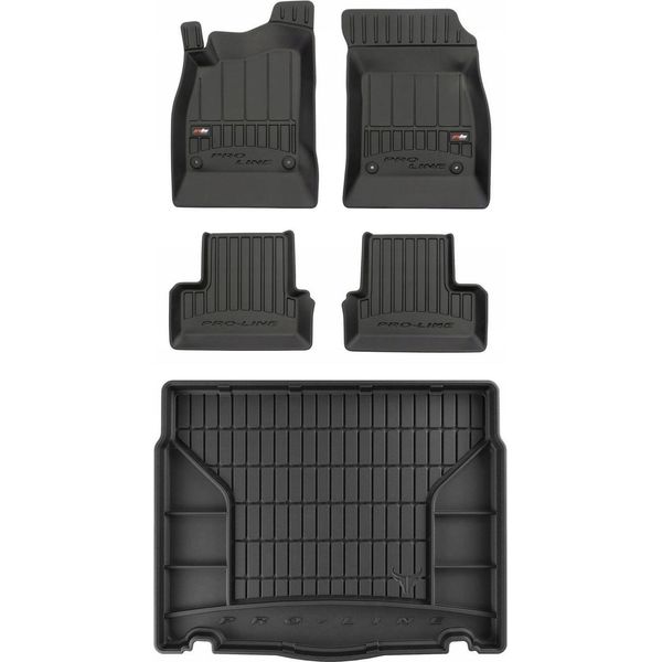 Set Tappetini In Gomma 3D Opel Astra J Hatchback 2009-2015 D-image