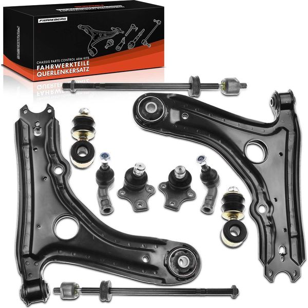 Frankberg 1X Set Di Bracci Oscillanti Asse Anteriore Per Vw Golf Iii Cabriolet Variant Iv Vento 1.4L 1.6L 1.8L 1.9L 2.0L 1991-2002-image