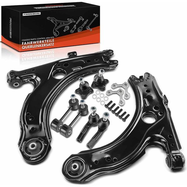 Frankberg 1X Set Di Bracci Oscillanti Asse Anteriore Per Vw Bora Variant Golf Iv New Beetle Audi A3 Seat Leon Toledo Ii-image
