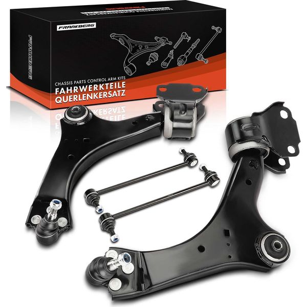 Frankberg 1X Set Di Bracci Oscillanti Asse Anteriore Per Ford Galaxy Mondeo Iv Notchback S-Max Volvo S60 Ii S80 V60 I-image