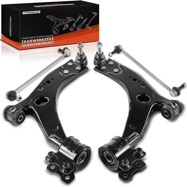 Frankberg 1X Set Di Bracci Oscillanti Asse Anteriore Per Ford C-Max Focus Ii Cabriolet Notchback Turnier Volvo C30 C70 S40 V50-image