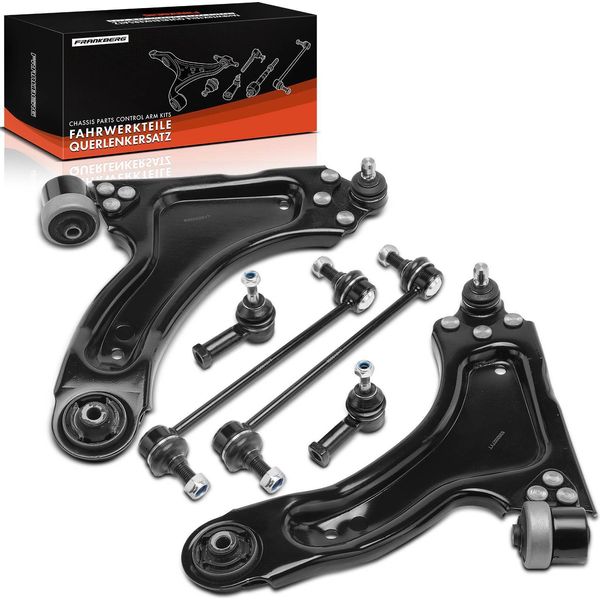 Frankberg 1X Set Di Bracci Oscillanti Asse Anteriore Per Opel Meriva X03 1.2L 1.4L 1.6L 1.7L 1.8L 2003-2010-image