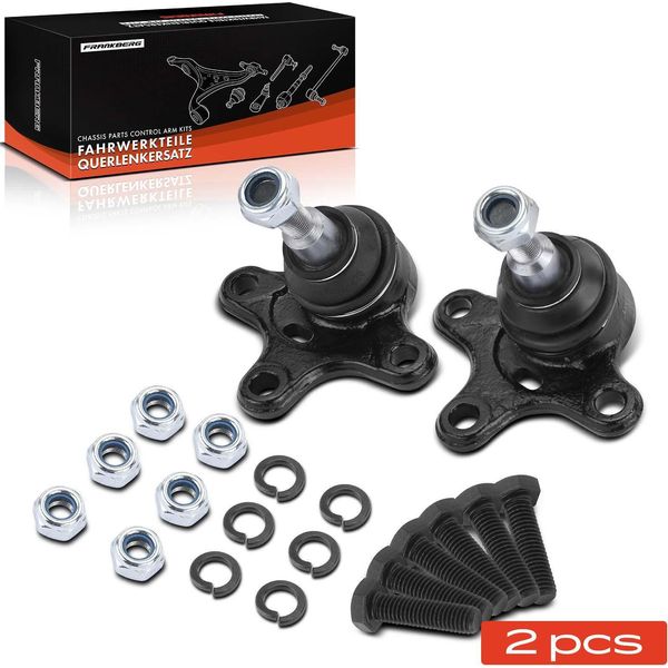 Frankberg 2X Giunto Sferico Asse Anteriore Per Vw Lupo Polo Classic Playa Van Furgone/Station Wagon Furgone/Hatchback Seat Arosa-image