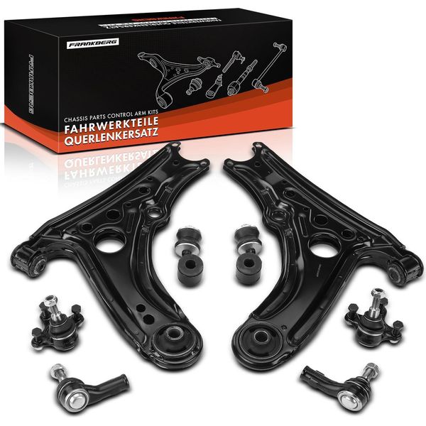 Frankberg 1X Set Di Bracci Oscillanti Asse Anteriore Per Vw Golf Iii Cabriolet Variant Iv Vento 1.4L 1.6L 1.8L 1.9L 2.0L 1991-2002-image