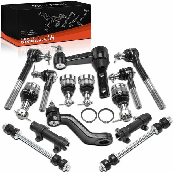 Set Di Bracci Oscillanti Frankberg 1X Assale Anteriore Per Dodge Ram 1500 Extended Cab Pick-Up Standard 2500 3500 Crew 1996-1999-image