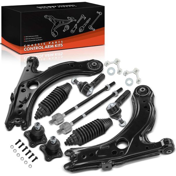 Frankberg 1X Set Di Bracci Oscillanti Asse Anteriore Per Vw Bora Variant Golf Iv Audi A3 Seat Leon Toledo Ii Skoda Octavia I Combi-image