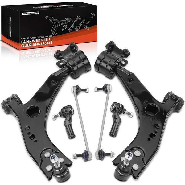 Frankberg 1X Set Di Bracci Oscillanti Asse Anteriore Per Ford C-Max Focus Ii Cabriolet Notchback Turnier Volvo C30 C70 S40 V50-image