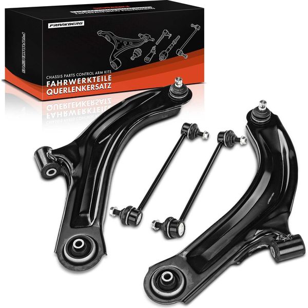 Frankberg 1X Set Di Bracci Oscillanti Asse Anteriore Per Nissan Micra Iii K12 Note E11 NE11 1.0L 1.2L 1.4L 1.5L 1.6L 2002-2010-image