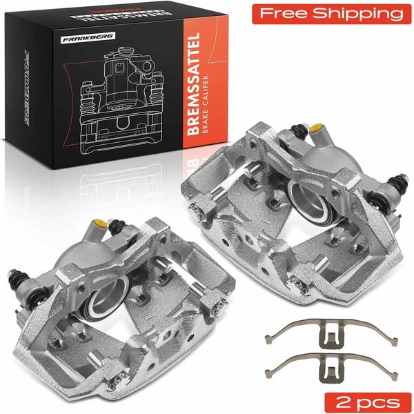Frankberg 2X Pinza Freno Asse Anteriore Per Mercedes-Benz W204 C204 S204 C218 X218 W212 A207 C207 S212-image