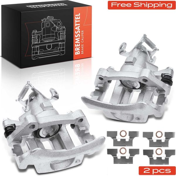 Frankberg 2X Pinza Freno Asse Posteriore Per Jaguar S-Type X200 2.5L 2.7L 3.0L 4.2L 2002-2007-image
