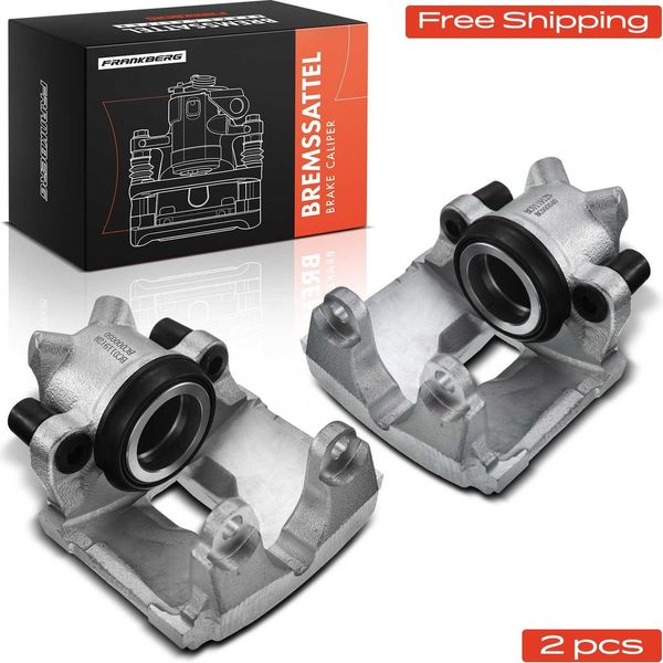 Frankberg 2X Pinza Freno Asse Anteriore Per Bmw Serie 3 E46 E83 E86 E85 Mg 1999-2011-image