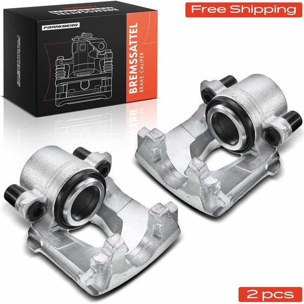 Frankberg 2X Pinza Freno Asse Anteriore Per Vw Maggiolino Bora Variant Caddy Iii Mpv Fox Golf Iv-image