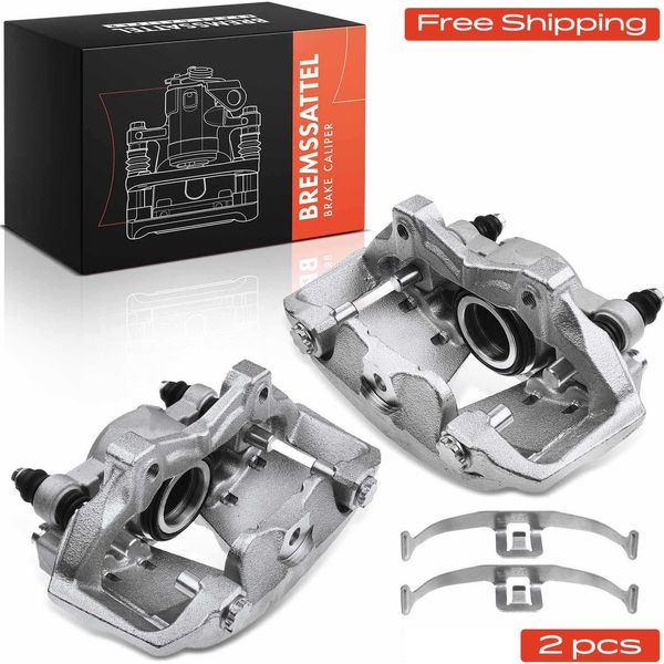 Frankberg 2X Pinza Freno Asse Anteriore Per Audi A4 8K2 8KH A5 8T3 2007-2017-image