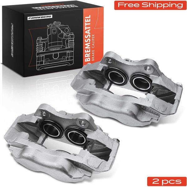 Frankberg 2X Pinza Freno Asse Anteriore Per Daimler 2.8 - 5.3 Coupe Jaguar Xj Xjsc Convertible-image