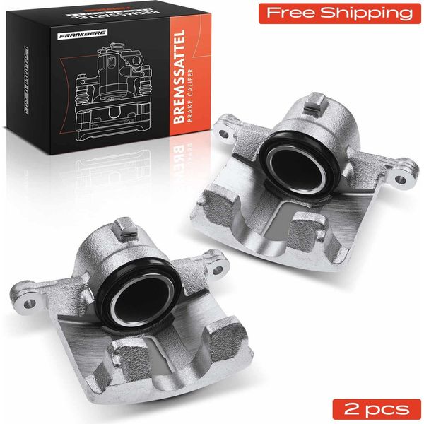 Frankberg 2X Pinza Freno Asse Anteriore Per Nissan Micra Ii K11 1.0L 1.3L 1.4L 1.5L 1992-2003-image