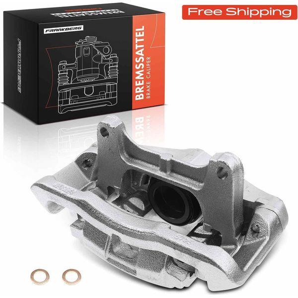 Frankberg 1X Pinza Freno Asse Anteriore Sinistro Per Vw Eos Golf V Passat Cc Variant-image