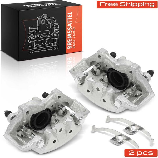 Frankberg 2X Pinza Freno Asse Anteriore Per Mercedes-Benz W204 C204 C218 X218 W212 C207 S212-image
