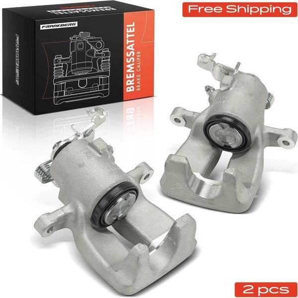 Frankberg 2X Pinza Freno Asse Posteriore Per Vw Eos Golf Plus V Variant Vi Jetta Scirocco Touran-image