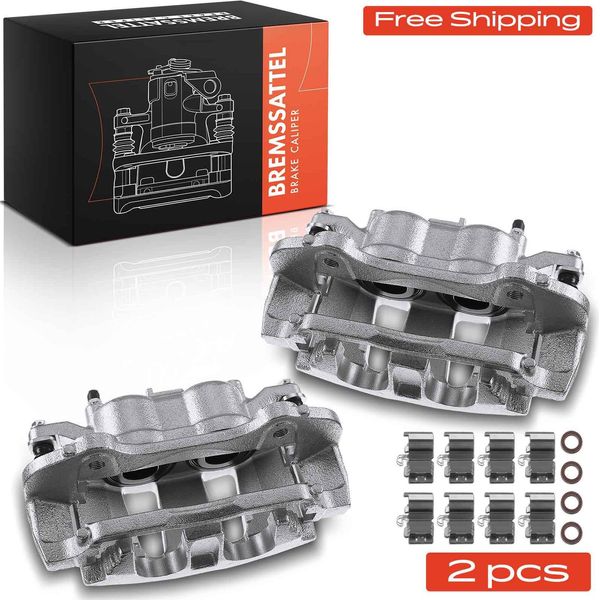 Frankberg 2X Pinza Freno Anteriore Sinistra Destra Per Fiat Freemont Lancia Dodge Chrysler-image