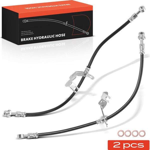 Frankberg 2X Tubo Freno Tubi Freno Anteriore Sinistro Destro Per Kia Sorento Ii Xm Crdi 4WD-image