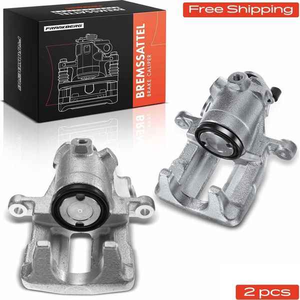 Frankberg 2X Pinza Freno Asse Posteriore Per Audi 80 8C2 80 Avant 8C5 1991-1995-image