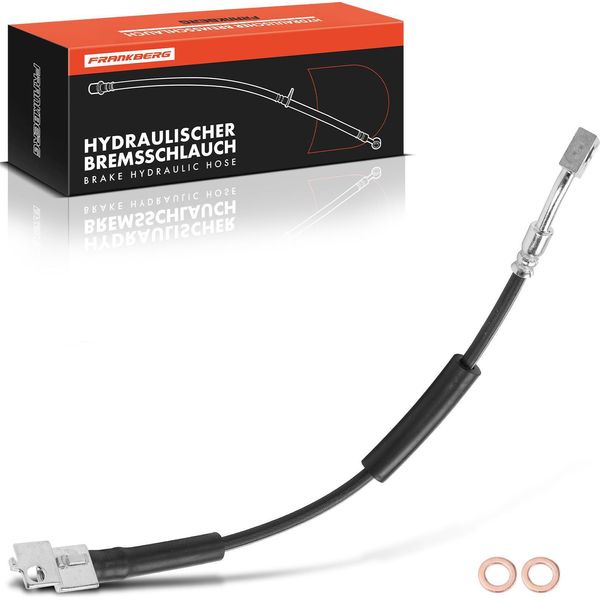 Frankberg 1X Tubo Freno Tubi Freno Asse Anteriore Sinistro Per Jeep Cherokee Xj Grand Cherokee I Zg Zj Wrangler 2-image