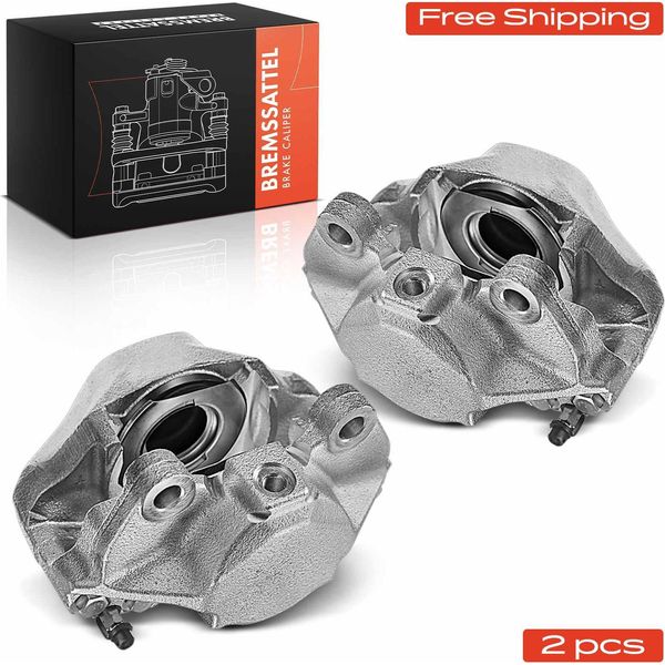 Frankberg 2X Pinza Freno Asse Anteriore Per Mercedes-Benz Classe S W108 W109 /8 W114 W115 Coupé W111 Tailfin W110-image