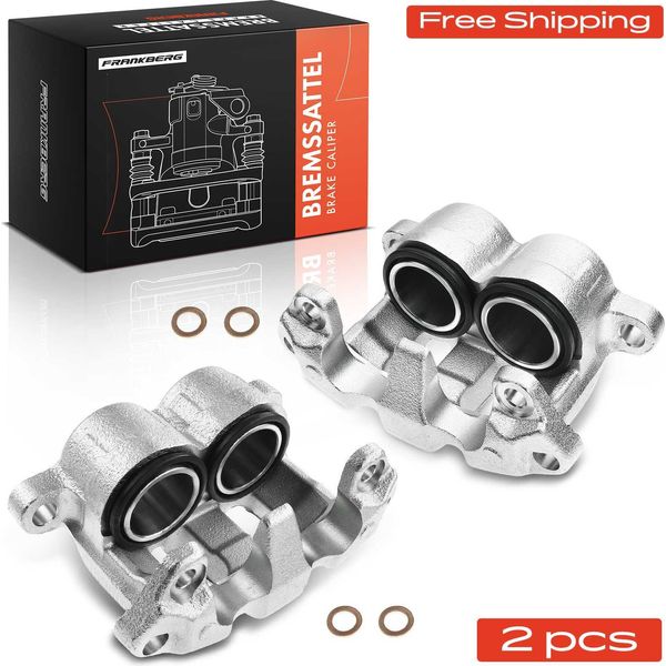 Frankberg 2X Pinza Freno Anteriore Sinistra Destra Per Mercedes-Benz 100 Bus Furgone W631 631-image