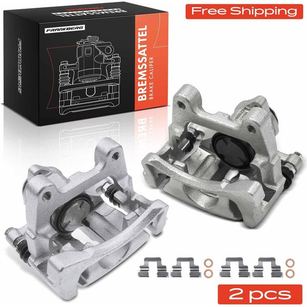 Frankberg 2X Pinza Freno Posteriore Sinistra Destra Per Vw Passat 3C Tiguan Sharan Audi Q3 8U-image