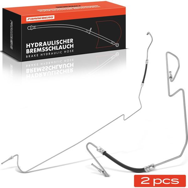 Frankberg 2X Tubo Freno Tubi Freno Asse Posteriore Destro O Sinistro Per Renault Master Ii Jd Opel Movano X70-image