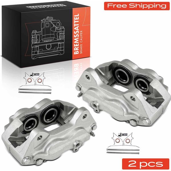 Frankberg 2X Pinza Freno Anteriore Sinistra Destra Per Toyota Land Cruiser 100 FZJ1-image