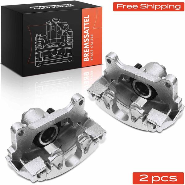 Frankberg 2X Pinza Freno Anteriore Sinistra Destra Per Vw Golf V Passat Jetta Audi A3 8P-image