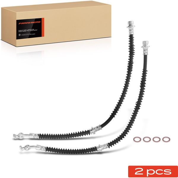 Frankberg 2X Tubi Freno Tubi Freno Anteriore Sinistro Destro Per Land Rover Discovery I Ii Lj L318-image