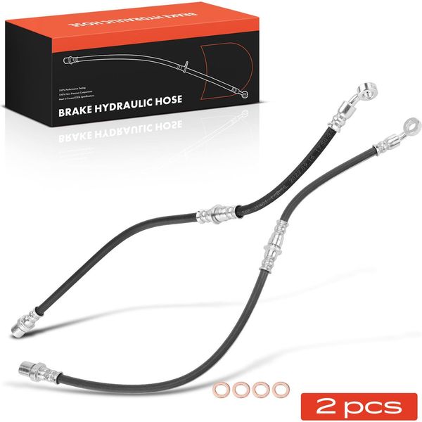 Frankberg 2X Tubo Freno Tubi Freno Posteriore Sinistro Destro Per Subaru Forester Sf Sg 2.0L 2.5L 1998-2008-image