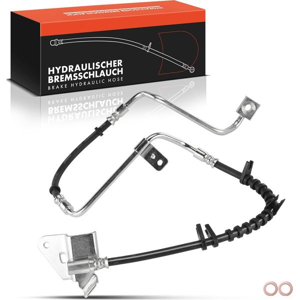 Frankberg 1X Tubo Freno Tubi Freno Asse Anteriore Sinistro Per Jeep Grand Cherokee 2 Wg Wj 1999-2005-image