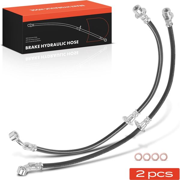 Frankberg 2X Tubo Freno Tubi Freno Anteriore Sinistro Destro Per Honda CR-V Ii Rd 2001-2007-image
