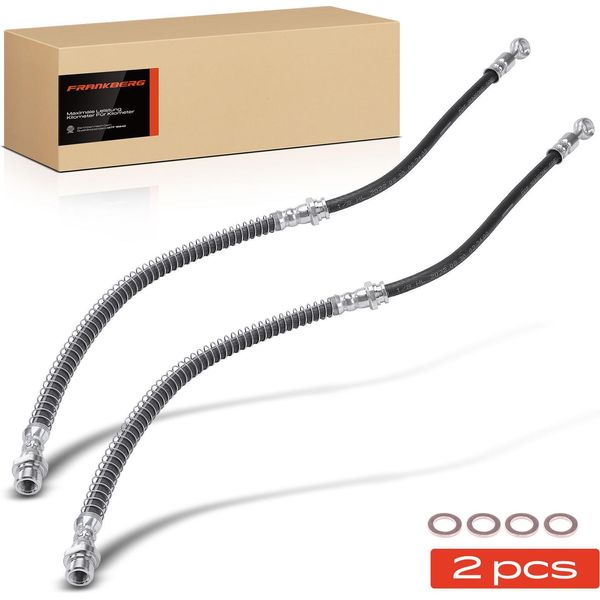 Frankberg 2X Tubo Freno Tubi Freno Anteriori Per Mitsubishi Outlander I 2.0L 2.4L 2002-2006-image