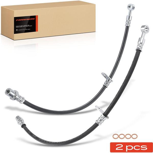 Frankberg 2X Tubo Freno Tubi Freno Anteriore Sinistro Destro Per Subaru Legacy V Bm Br Outback-image