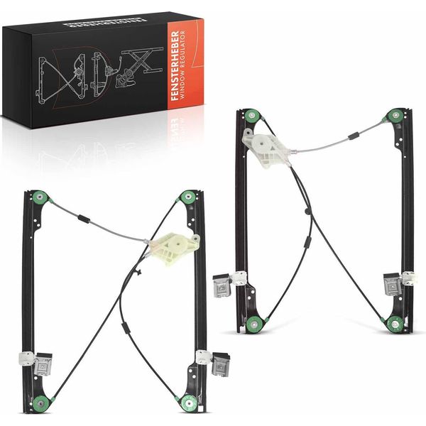 Frankberg 2X Regolatore Finestrino Anteriore Sinistro Destro Per Vw Multivan V Vi 7EF 7EM 7EN 7HF 7HM 7HN-image