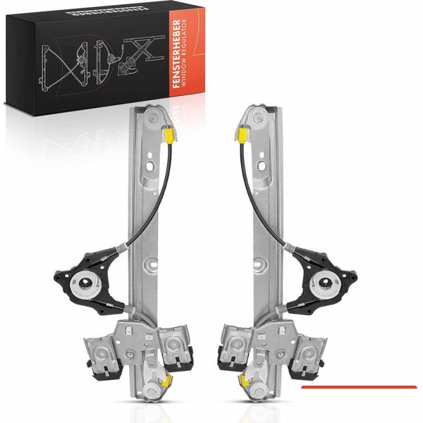 Frankberg 2X Regolatore Del Finestrino Anteriore Sinistro Destro Per Ford Fiesta Vi CB1 Ccn Van-image