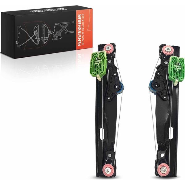 Frankberg 2X Regolatore Finestrino Posteriore Sinistro Destro Per Mini F55 Cooper S Jcw One D-image