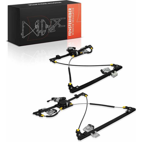 Frankberg 2X Regolatore Del Finestrino Anteriore Sinistro Destro Per Vw Polo Seat Cordoba Estate-image