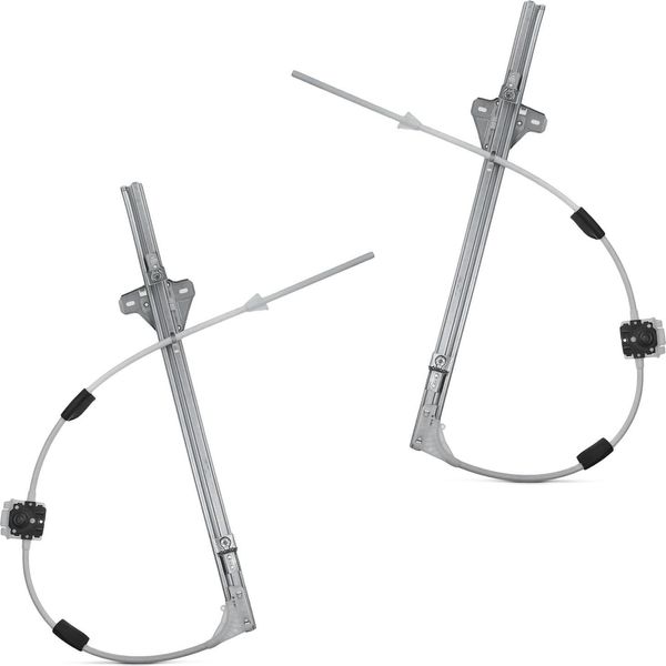 Frankberg 2X Regolatore Finestrino Anteriore Sinistro Destro Per Opel Movano Renault Master Ii Bus-image
