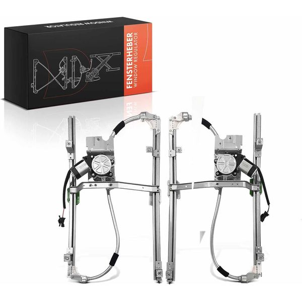 Frankberg 2X Regolatore Finestrino Anteriore Sinistro Destro Per Camion Volvo Fe Fl Vm-image