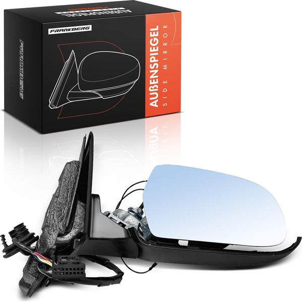 Frankberg 1X Specchio Esterno Destro Per Audi A3 Sportback 8PA 1.2L 1.4L 1.6L 1.8L 2.0L 2010-2013-image