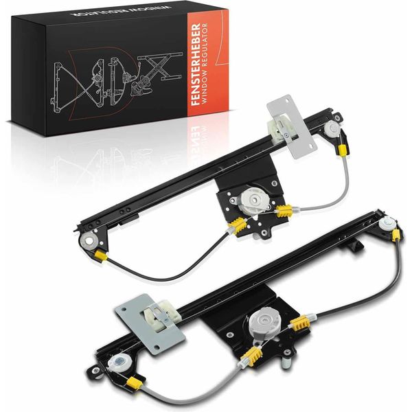 Frankberg 2X Regolatore Del Finestrino Anteriore Sinistro Destro Per Renault Clio 4 Bh Hatchback-image