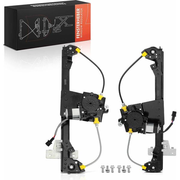 Frankberg 2X Regolatore Finestrino Anteriore Sinistro Destro Per Renault Twingo Iii Bca-image